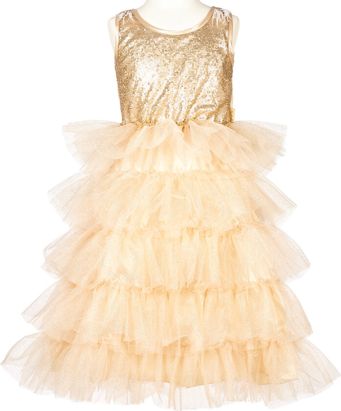 Kostymer - Prinsesse - Christiane - Beige - - 5-7 år (110-122) - Kostymer