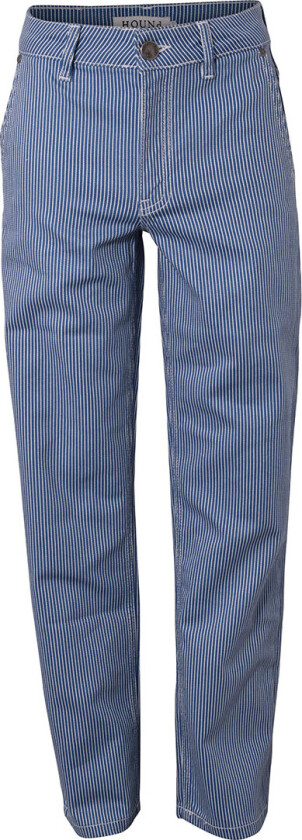 Jeans - Striped - Off White/Light Blue - - 10 år (140) - Jeans