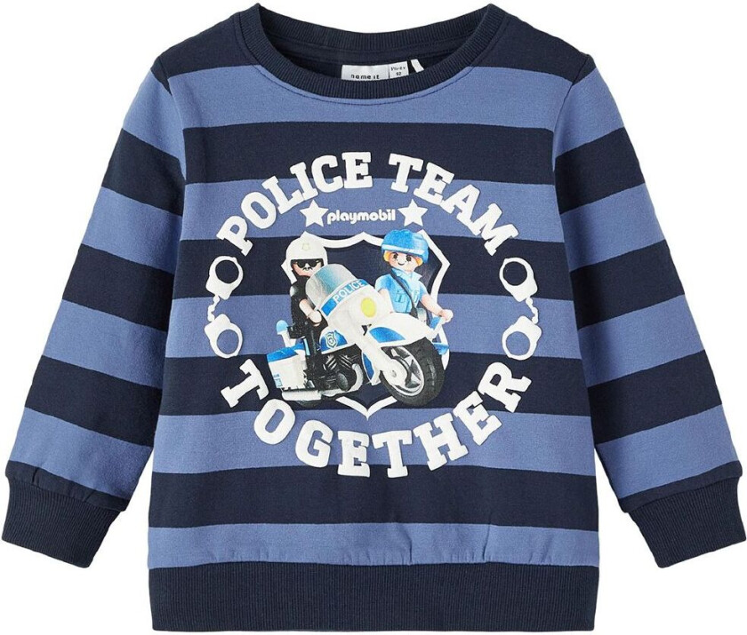 Collegegenser - NmmDes Playmobil - Dark Sapphire - - 1½ år (86) - Collegegenser