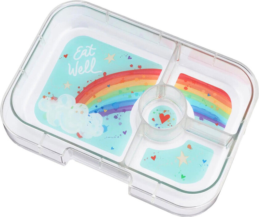 innsatsbrett m. 4 rom - Tapas - Rainbow - - OneSize - Matboks