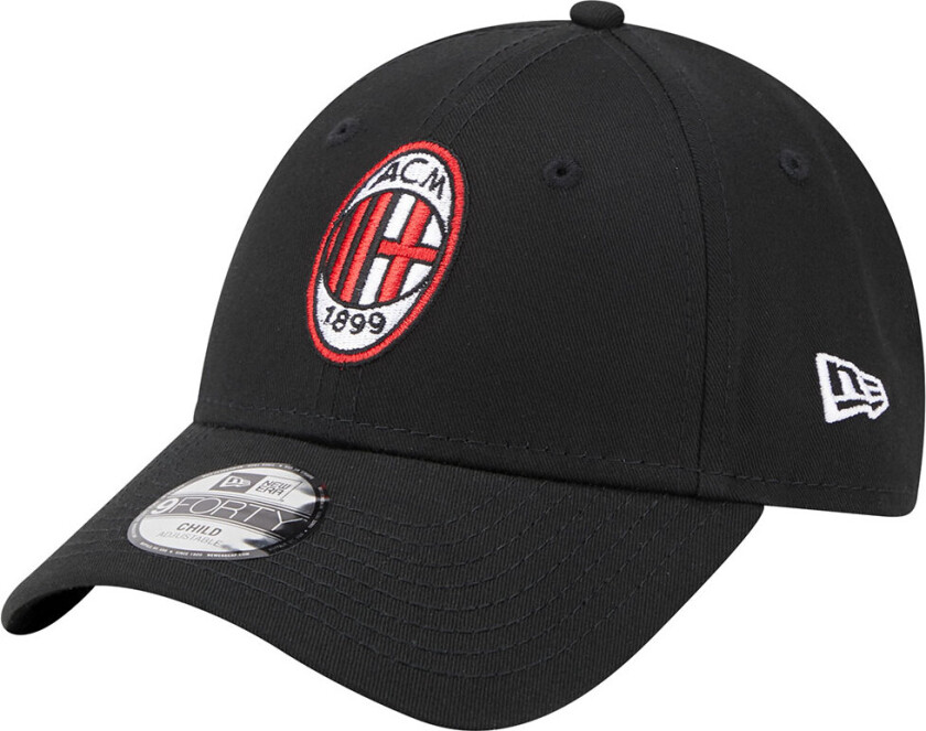 Caps - 9Førti - A.C. Milan - Svart m. Logo - - 12-16 år (152-176) - Caps