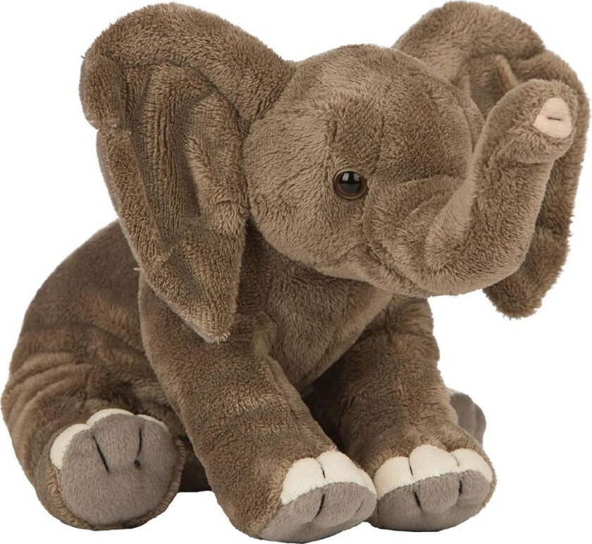 Kosedyr - 25x14 cm - Elefant - Grå - - OneSize - Kosedyr