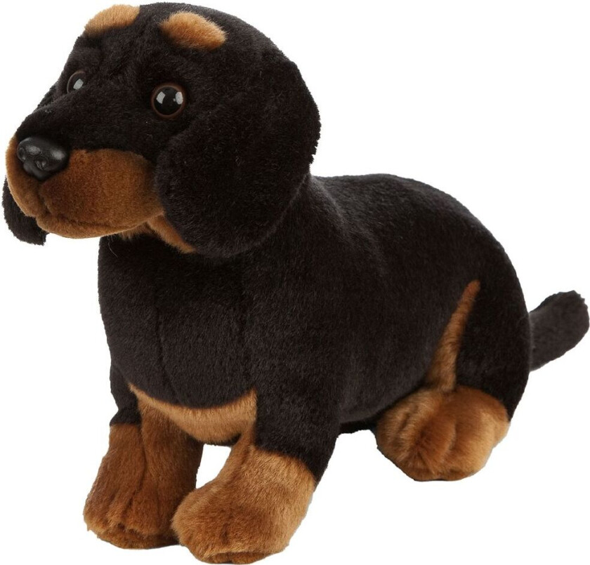 Kosedyr - 29x9 cm - Dachs - Svart/Brun - - OneSize - Kosedyr