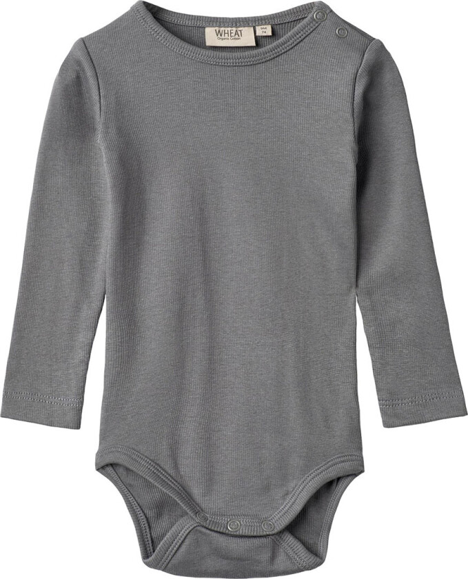 Body L/æ - Rib - Peter - Høsthimmel - - 56 - Langermet Body