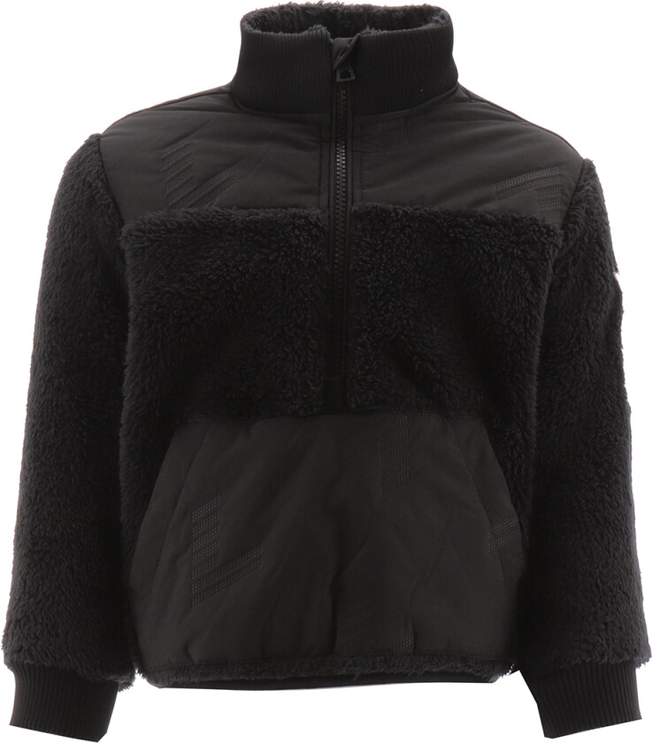 Fleecegenser - Svart - - 8 år (128) - Fleecejakke