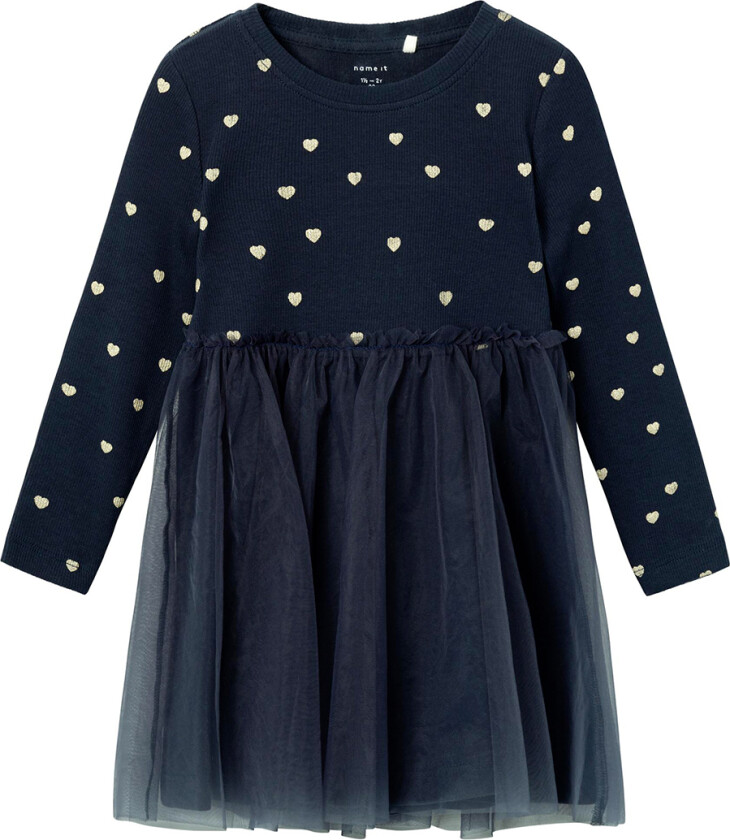 Kjole - Nei - NmfNadja - Dark Sapphire - - 7 år (122) - Kjole