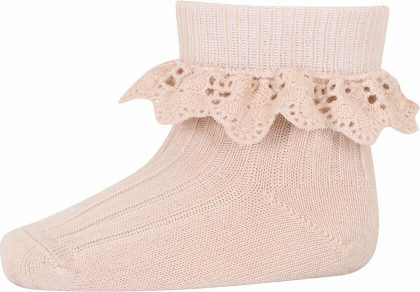 Sokker m. Blond - Ull - Lea - Rose Dust - - 29/32 - Sokker