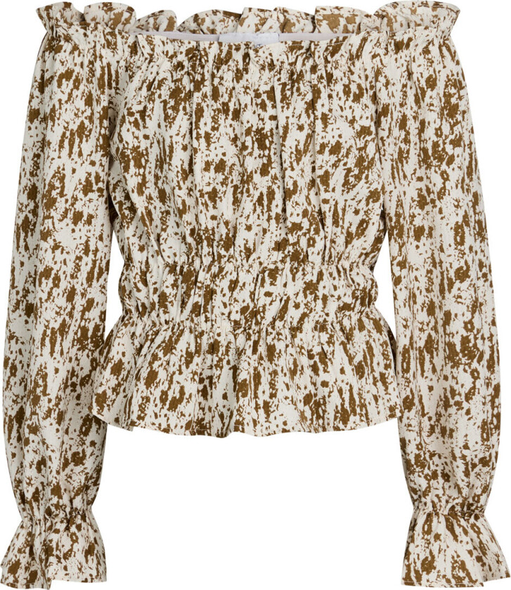 Genser - Beskåret - Ponte Off Shoulder - Krem/Lysebrun - - 18 år (188) - Genser