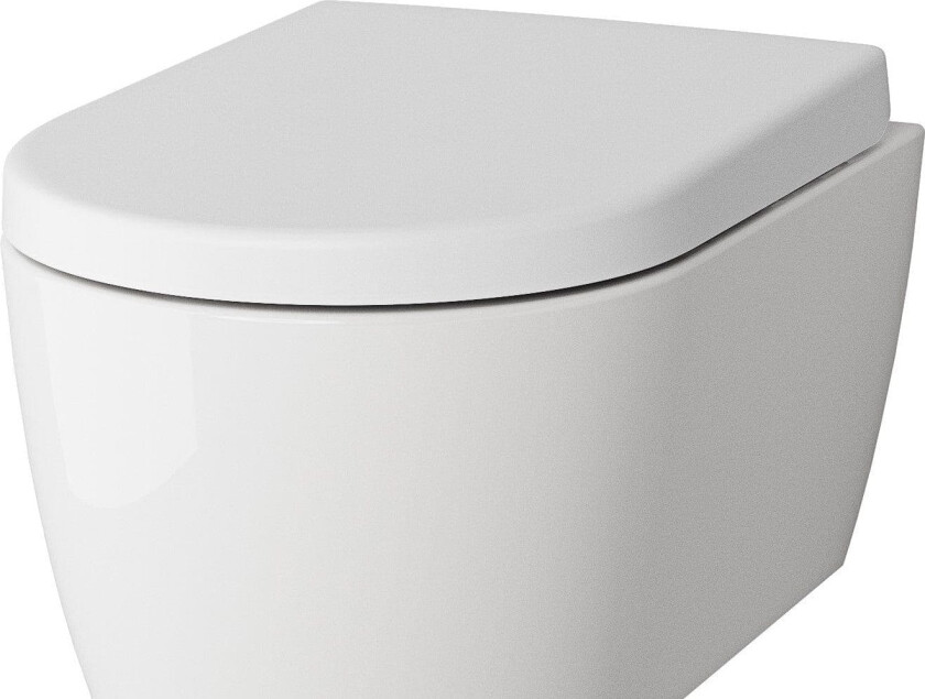 Bilde av Vikingbad Aida Standard Toalettsete Hvit - Soft-close