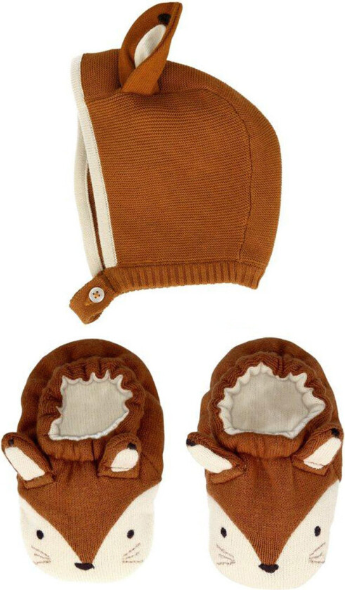 Sett - Barnetøfler/Babylue - Rev - - OneSize - Lue baby