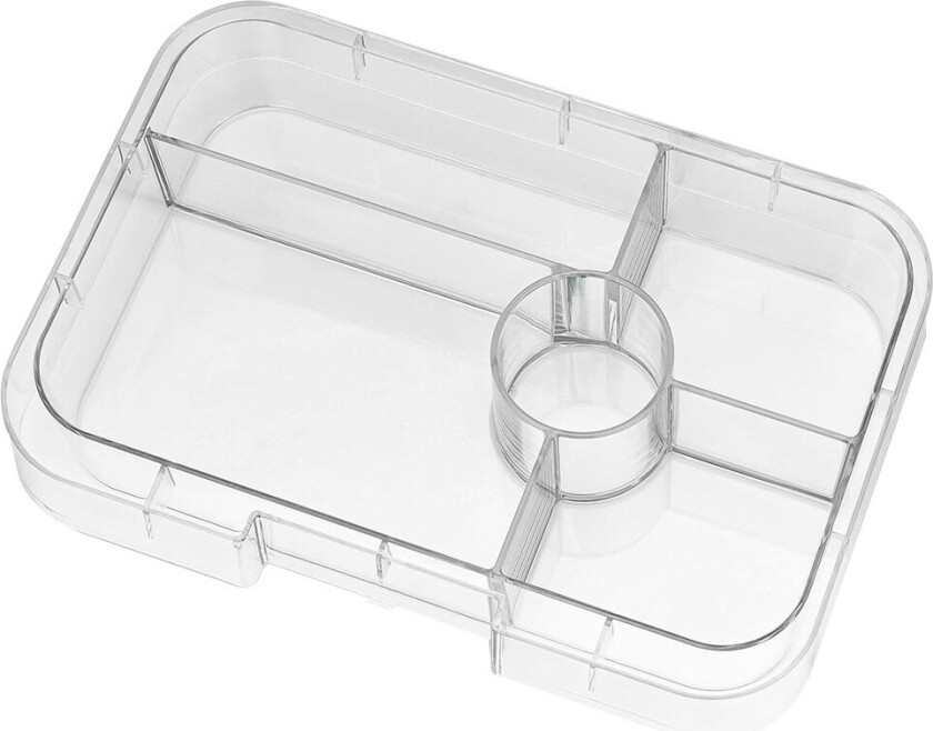 Innsatsbrett m. 5 Rum - Tapas - Transparent - - OneSize - Matboks