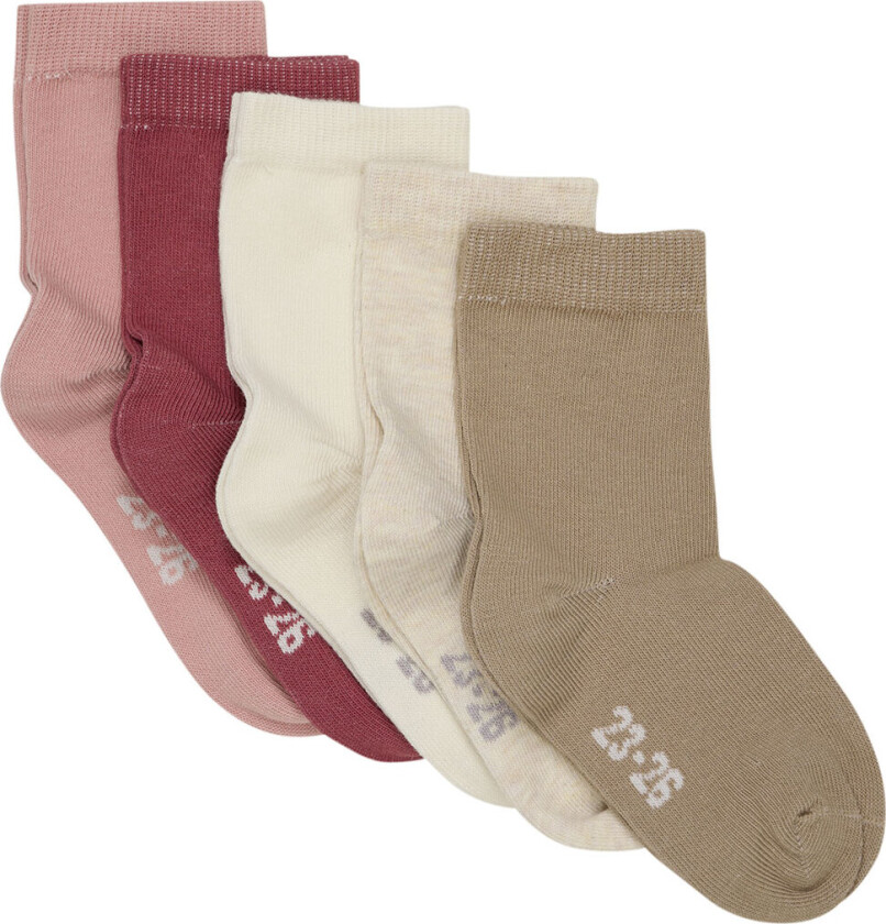 Sokker - 5-pack - Rose Cloud - - 27/30 - Sokker