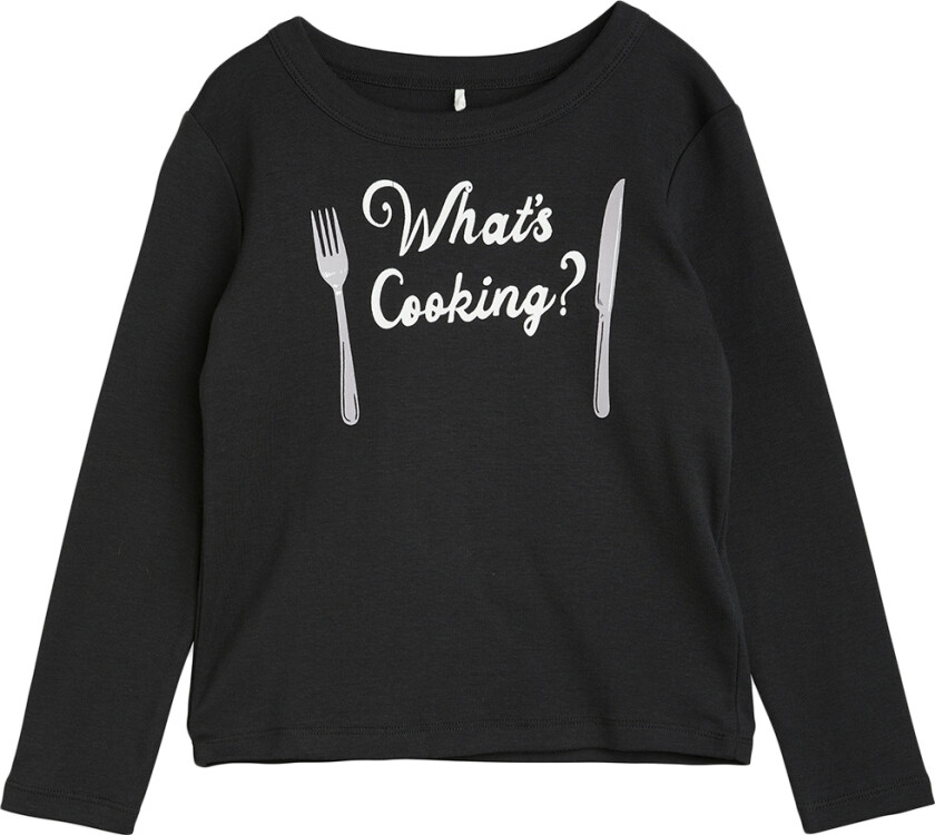 Genser - Hva lager mat - Svart - - 80/86 - Genser
