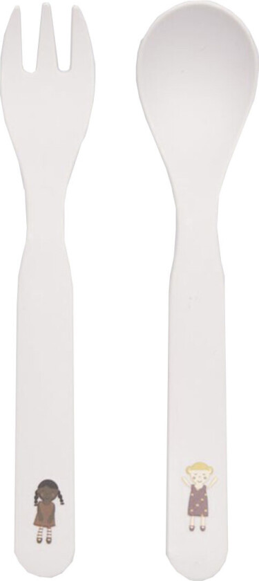 Barnebestikk - 2 Deler - Dukker - - OneSize - Bestikk