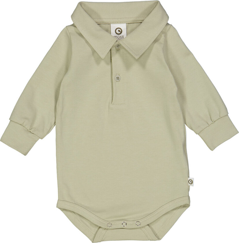 Skjorte L/æ - Cozy Meg - Desert Green - - 1 år (80) - Langermet Body