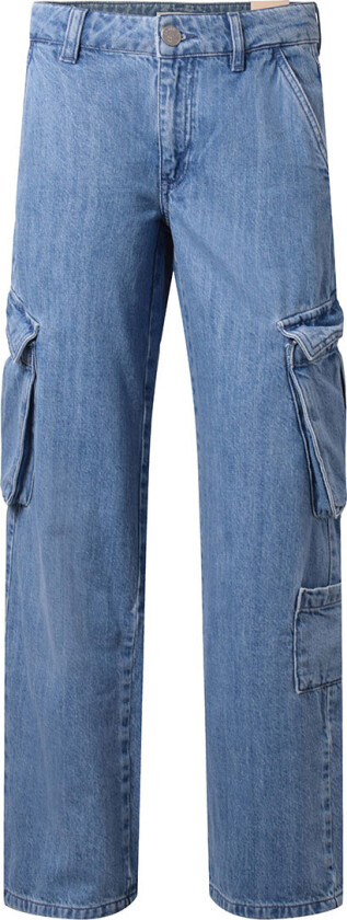 Jeans - Last - Bred - Light Blue Brukt - - 16 år (176) - Jeans