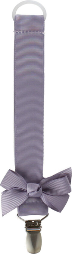 Snor Til Smokk - Støvet Lilla m. Sløyfe - - OneSize - Smokkebånd