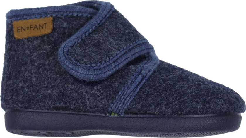 Tøfler - Ull - Navy Melange - - 24 - Tøfler