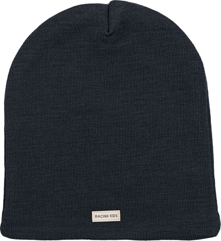 Lue - Ull/Bomull - 2-lags - Dark Navy - - 2-4 år (92-104) - Lue
