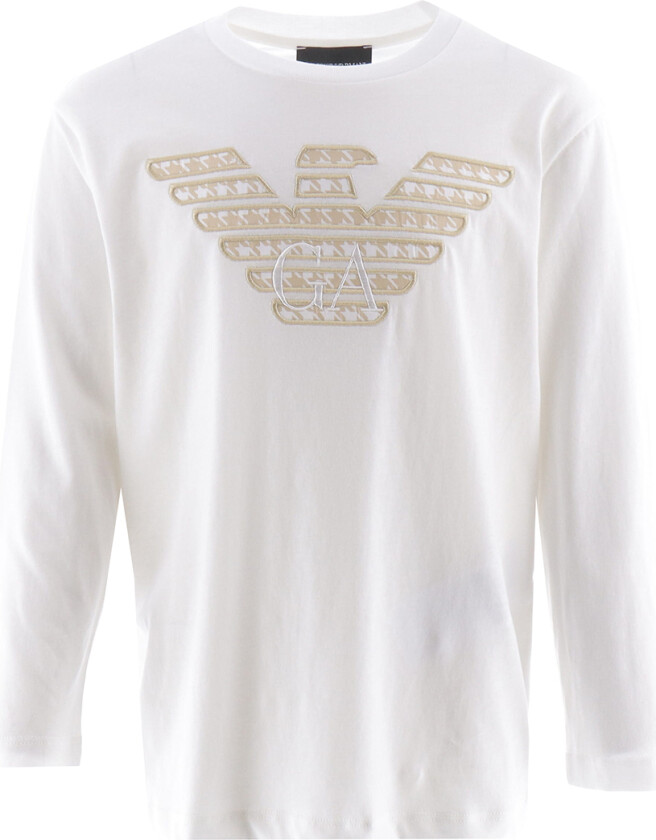 Genser - Hvit/Beige m. Logo - - 6 år (116) - Genser