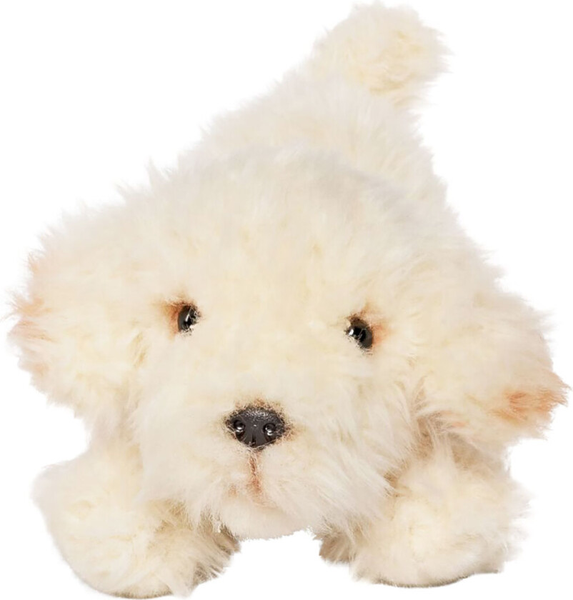 Kosedyr - 24x15 cm - Labradoodle leken valp - Cre - - OneSize - Kosedyr