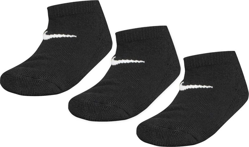 Ankelsokker - Polstret - No Show - 3-pack - Svart - - 23,5/27 - Sokker