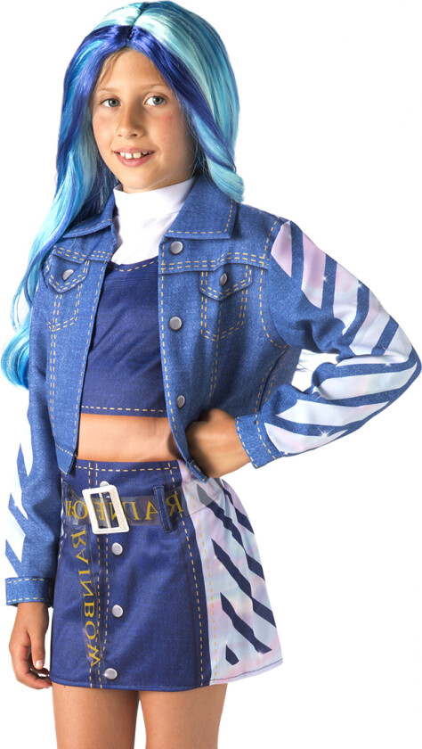 Kostymer - Rainbow Høy - Skyler - - 7-9 år (122-134) - Kostymer