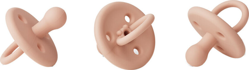 Smokk - Silikon - 3-pack - Str. 1 - Paula - Rose - - 0-6 md - Smokk