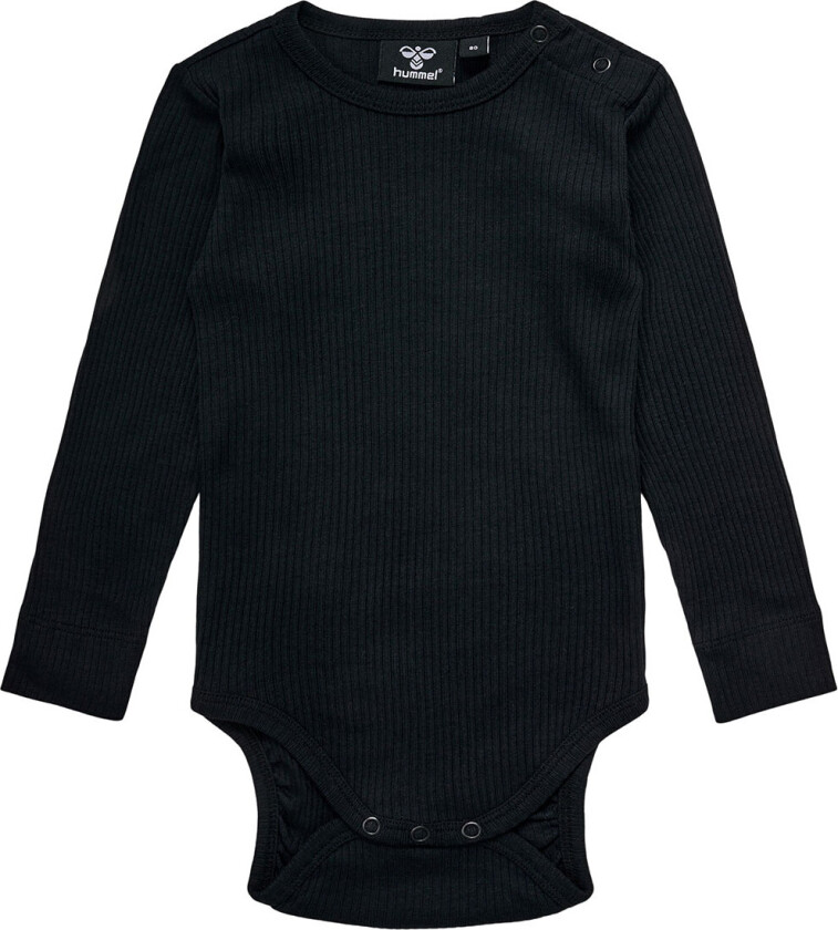 Body L/æ - Rib - hmlRene - Svart - - 62 - Langermet Body