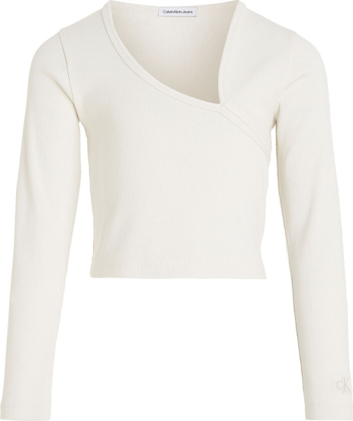 Genser - Beskåret - Rib - Ivory - - 16 år (176) - Genser