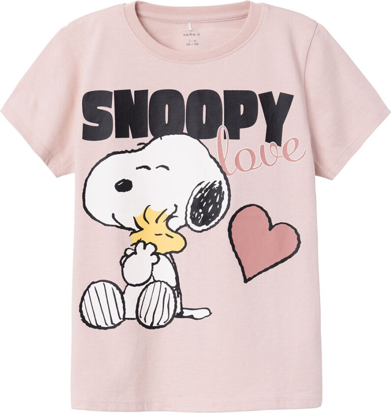T-skjorte - Noos - Snoopy - NkfNanni - Sepia Rose m. Try - - 3 år (98) - T-skjorte
