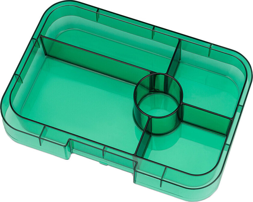 innsatsbrett m. 5 rom - Tapas - Clear Green - - OneSize - Matboks