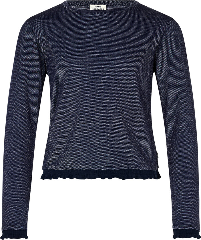 Genser - Trisa - Navy/Sølvglitter - - 6 år (116) - Genser