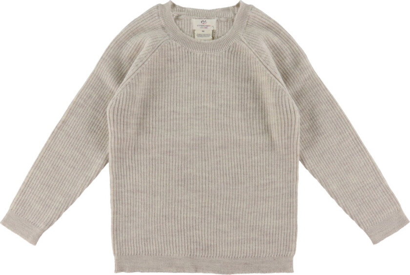 Genser - Ull - Pale Cream Melange - - 74 - Genser