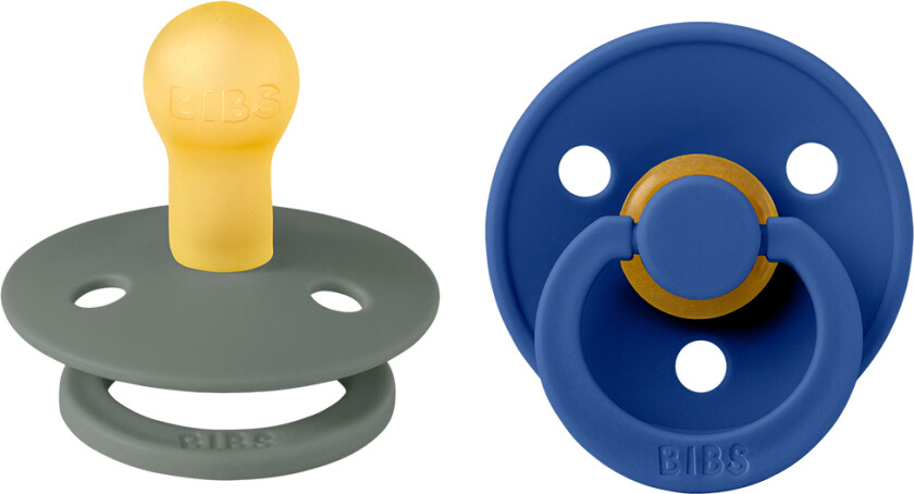 Colour Smokker - 2-pack - Str. 1 - Rund - Furu/kornblomst - - OneSize - Smokk