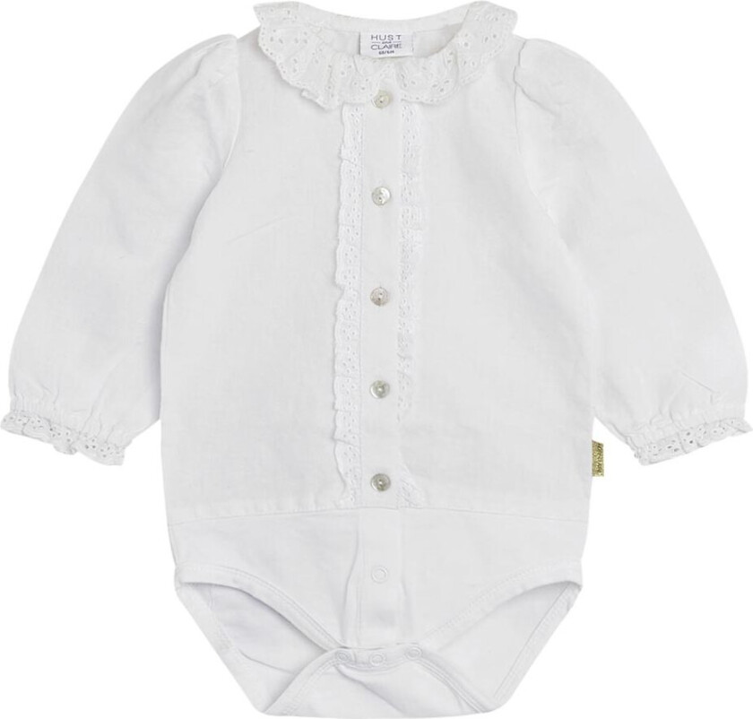 Body I/e - Birla - Hvit - - 68 - Langermet Body