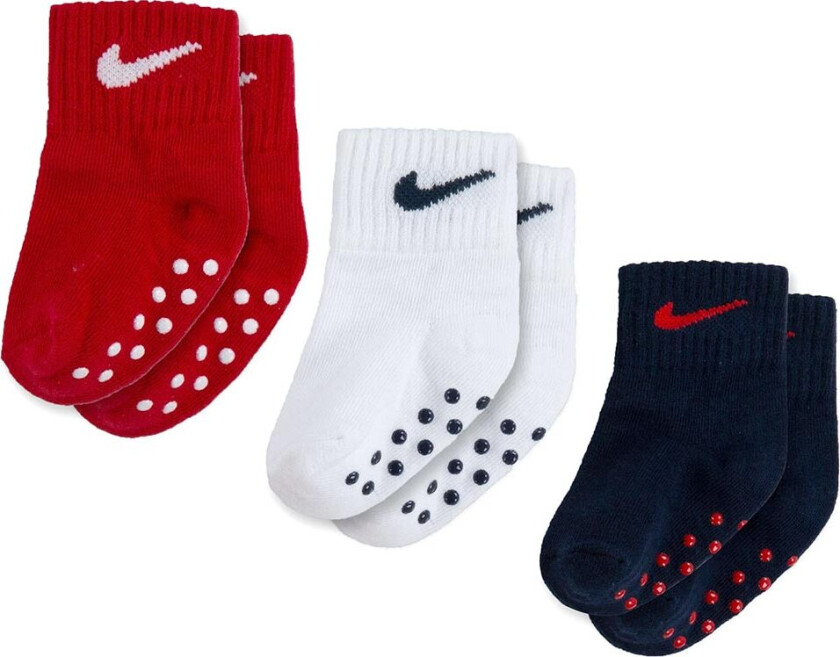 Sokker - 3-pack - Universitetsrød/Navy/Hvit - - 16/17 - Sokker