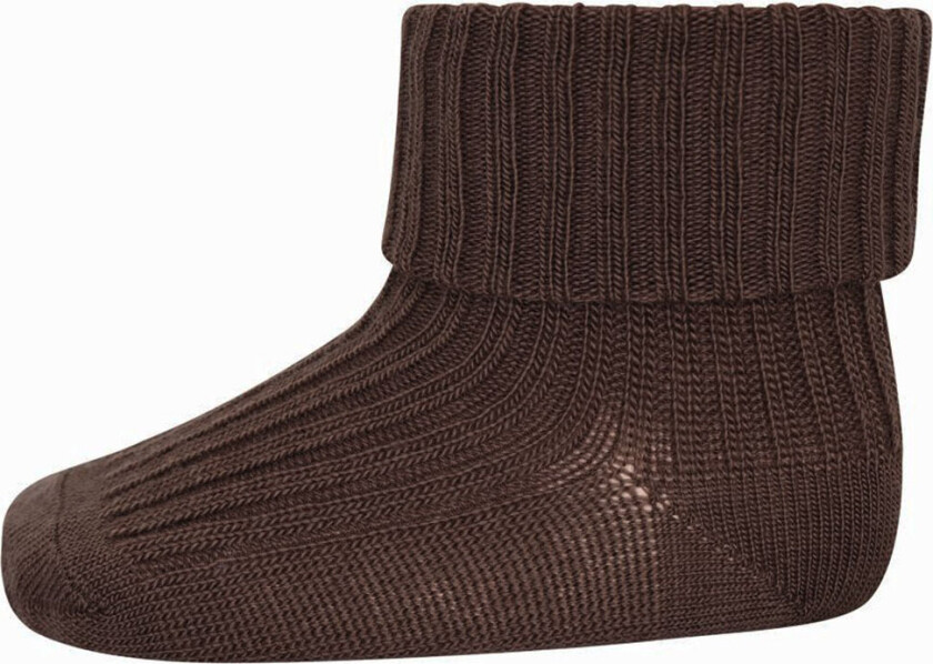 Sokker - Ull - Rib - Brown Melange - - 29/32 - Sokker