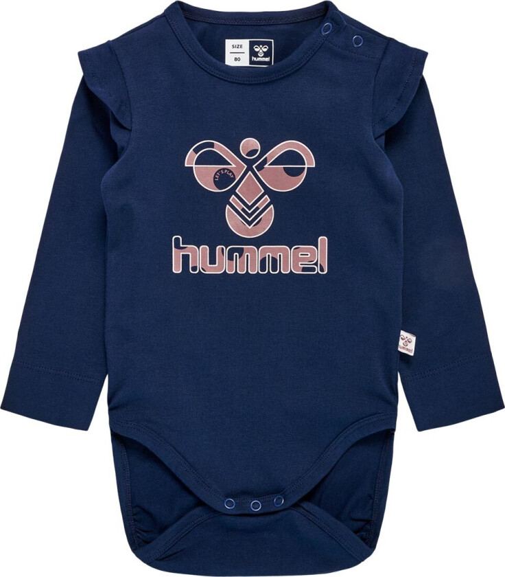 Body L/æ - hmlDorthe - Black Iris - - 3 år (98) - Langermet Body