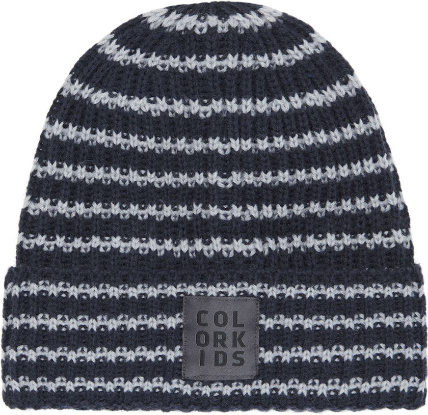 Lue - Ull/Akryl - Total Eclipse m. Striper - - 50 cm - Lue