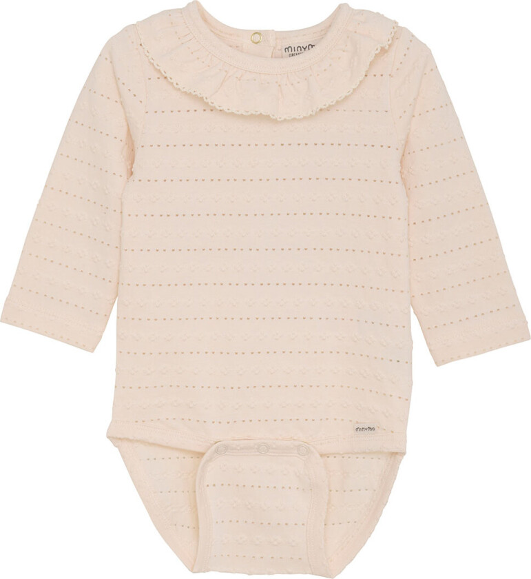 Body L/æ - Jacquard - Rosa Champagne - - 50 cm - Langermet Body