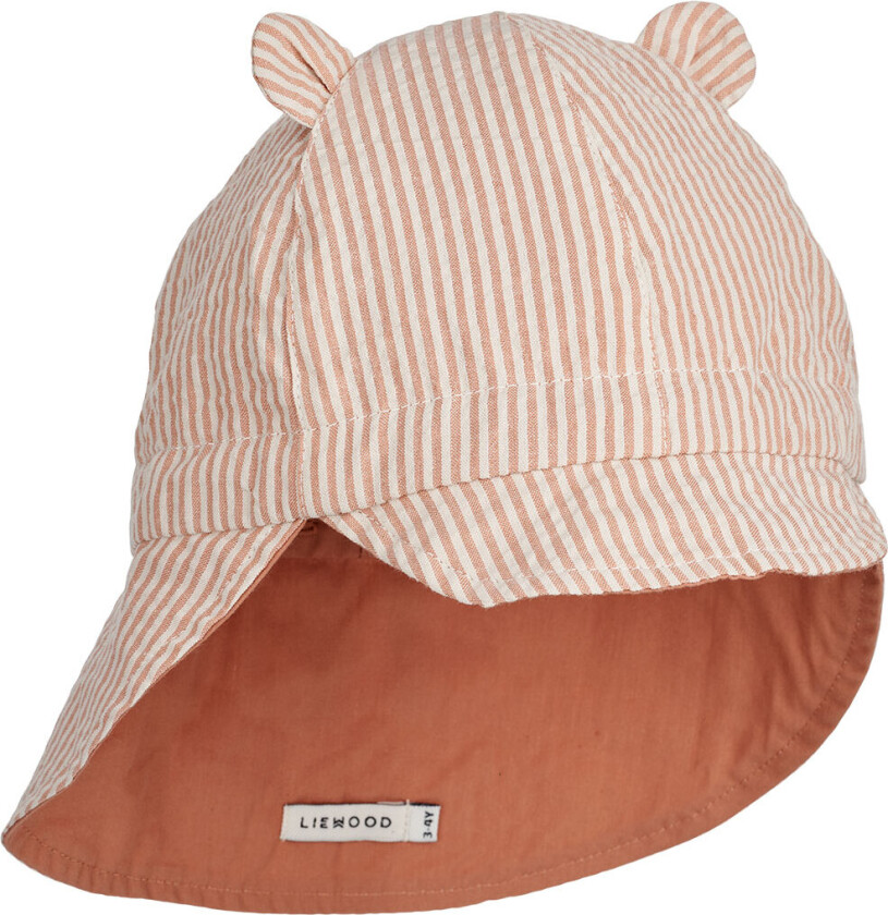Legionær Hatt - Gorm - Stripe Toscana Rose/Sandy - - 3-4 år (98-104) - Solhatt
