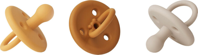 Smokk - Silikon - 3-pack - Str. 2 - Paula - Yellow Mello - - 6-36 md - Smokk