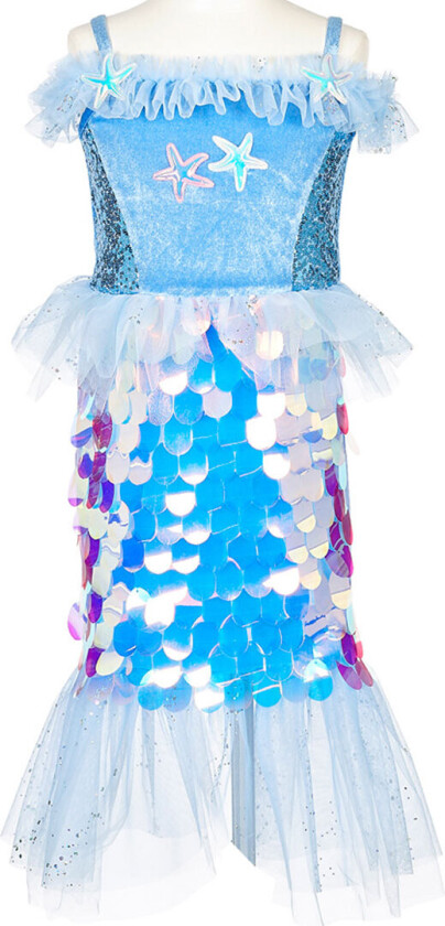 Kostymer - Havfrue - Lorelie - Blå - - 3-4 år (98-104) - Kostymer