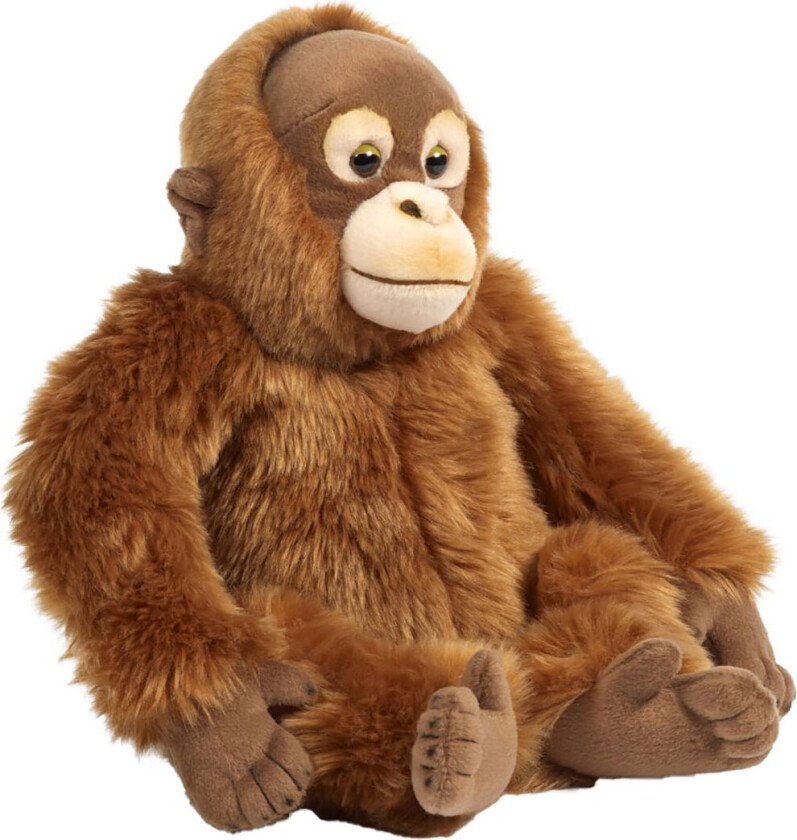 Kosedyr - 35x22 cm - Orangutang - Brun - - OneSize - Kosedyr