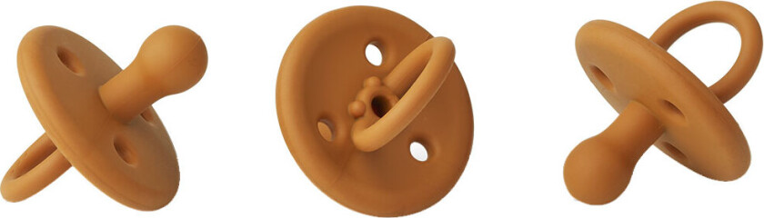 Smokk - Silikon - 3-pack - Paula - Mustard - - 6-36 md - Smokk