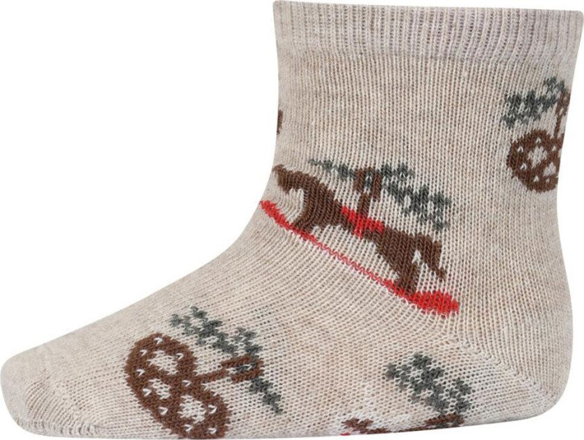 Sokker - Beige Melange - - 22/24 - Sokker