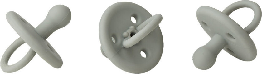 Smokk - Silikon - 3-pack - Str. 1 - Paula - Dove Blue - - 0-6 md - Smokk