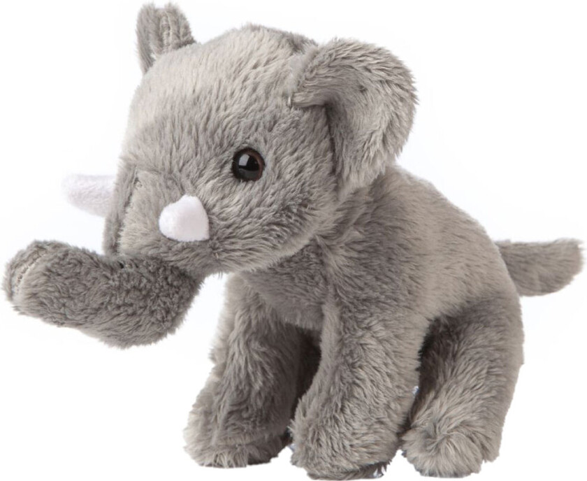 Kosedyr - 15x12 cm - Smols - Elefant - Grå - - OneSize - Kosedyr