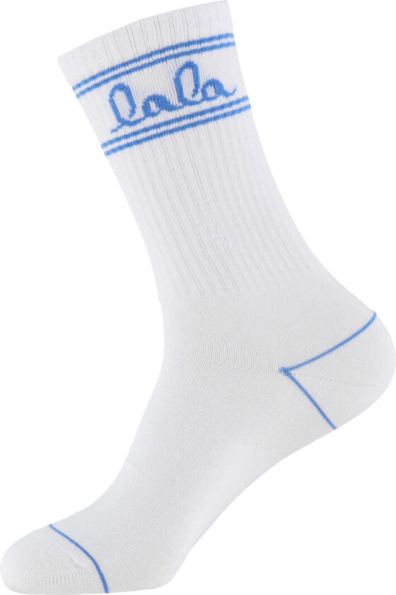 Sokker - Amaya - Hvit m. Blå - - 37/39 - Sokker